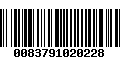 Código de Barras 0083791020228