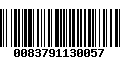 Código de Barras 0083791130057