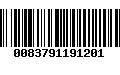 Código de Barras 0083791191201