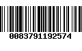 Código de Barras 0083791192574