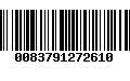 Código de Barras 0083791272610