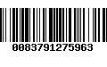 Código de Barras 0083791275963