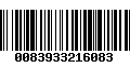 Código de Barras 0083933216083