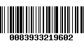 Código de Barras 0083933219602