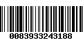 Código de Barras 0083933243188