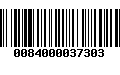 Código de Barras 0084000037303