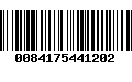 Código de Barras 0084175441202