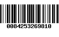 Código de Barras 0084253269810