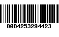 Código de Barras 0084253294423