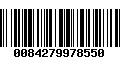 Código de Barras 0084279978550