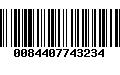 Código de Barras 0084407743234