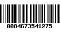 Código de Barras 0084673541275