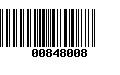 Código de Barras 00848008