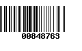 Código de Barras 00848763