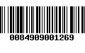 Código de Barras 0084909001269