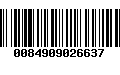 Código de Barras 0084909026637