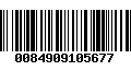 Código de Barras 0084909105677