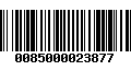 Código de Barras 0085000023877