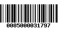 Código de Barras 0085000031797