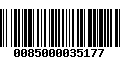 Código de Barras 0085000035177