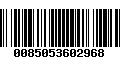 Código de Barras 0085053602968