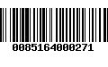 Código de Barras 0085164000271