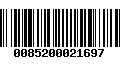 Código de Barras 0085200021697