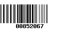 Código de Barras 00852067