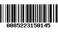 Código de Barras 0085223150145