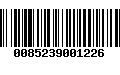 Código de Barras 0085239001226