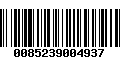 Código de Barras 0085239004937