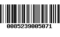 Código de Barras 0085239005071