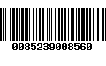 Código de Barras 0085239008560