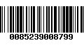 Código de Barras 0085239008799