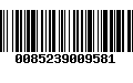 Código de Barras 0085239009581