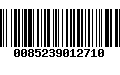 Código de Barras 0085239012710