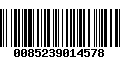 Código de Barras 0085239014578