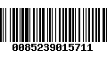 Código de Barras 0085239015711