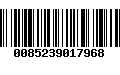 Código de Barras 0085239017968