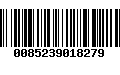 Código de Barras 0085239018279