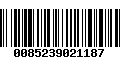 Código de Barras 0085239021187