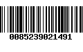 Código de Barras 0085239021491