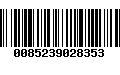 Código de Barras 0085239028353