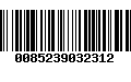 Código de Barras 0085239032312