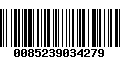 Código de Barras 0085239034279