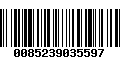 Código de Barras 0085239035597