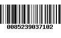 Código de Barras 0085239037102