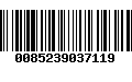 Código de Barras 0085239037119