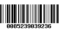 Código de Barras 0085239039236