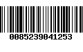 Código de Barras 0085239041253